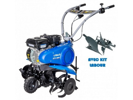 Motobineuse Staub STV 3800 avec kit labour Brabant