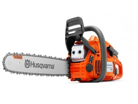 Tronçonneuse Husqvarna 450 II avec 2 chaînes d'origine