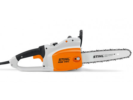 Tronçonneuse Stihl MSE 170 avec 2 chaînes d'origine