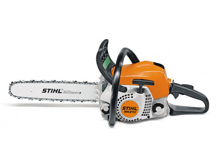 Tronçonneuse Stihl MS 211 C-BE avec 2 chaînes d'origine