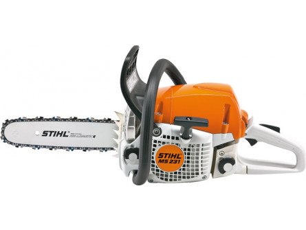 TRONÇONNEUSE STIHL MS 231 AVEC 2 CHAINES D'ORIGINE