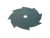 Couteau 8 dents
